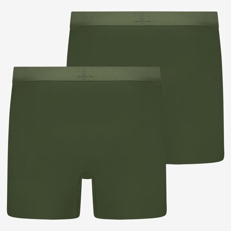 2-Pack Elegance Heren Boxershort Kris Groen