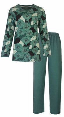 Medaillon tricot dames pyjama Pine Green